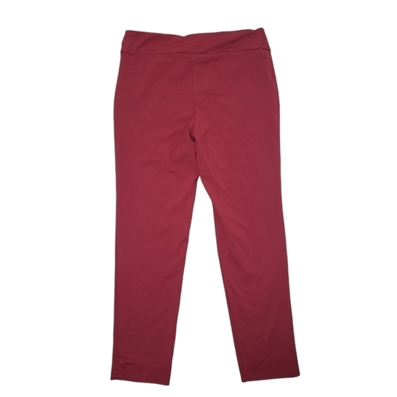 Lisette L Essentials Slim - Ankle Pants, Kathryn PDR Style 17655 Red Size Large - Picture 6 of 15